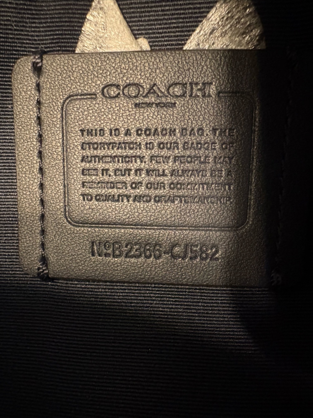 Coach camera bag Leather Trim Crossbody with Signature Canvas - Picture 8 of 8